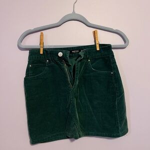Nastygal corduroy mini skirt